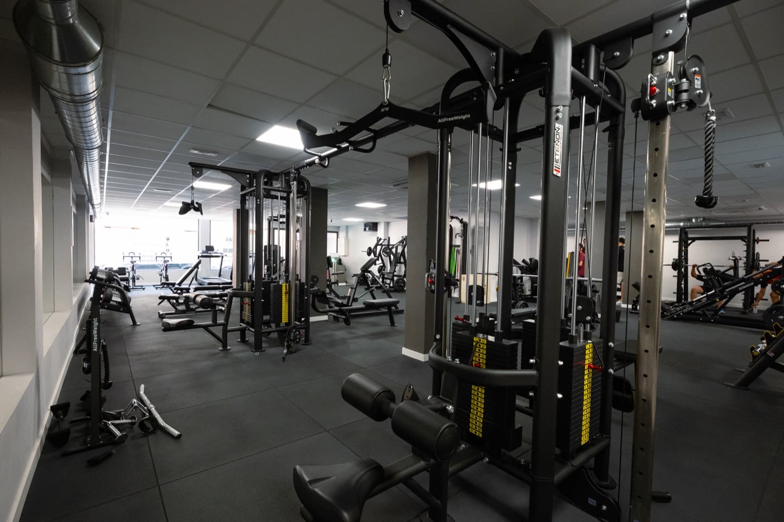 Interior del centro de entrenamiento Esforça't AF en Binissalem